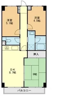 ジョイホームズII【2階】の間取り