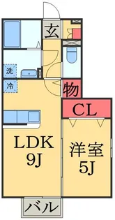 サンシャトー2【1階】の間取り