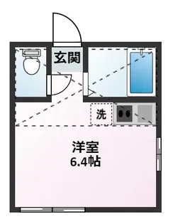 ルース衣笠【2階】の間取り