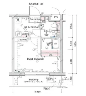 S-FORT玉川学園前【3階】の間取り