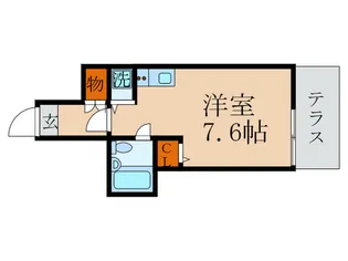 クラフト中井【1階】の間取り
