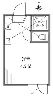 フェリスクラウン【2階】の間取り