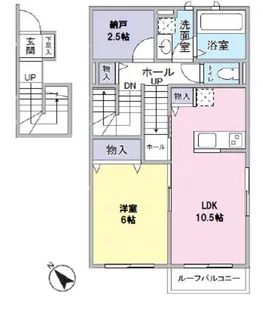アン・シャテニエ【2階】の間取り