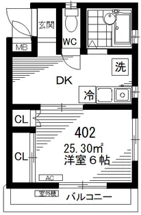 リブラ一之江【4階】の間取り