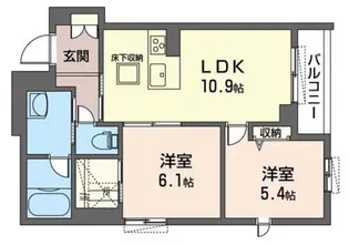 elan vital (エランヴィタール)【1階】の間取り