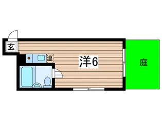 フォレスト伊勝【1階】の間取り