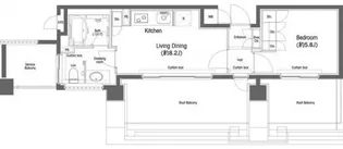 戸越銀座プレイス【4階】の間取り
