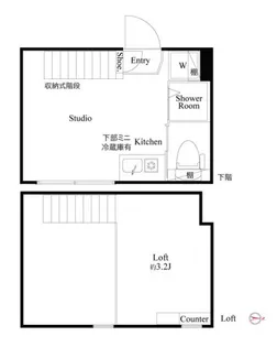 ハーモニーテラス王子神谷【1階】の間取り