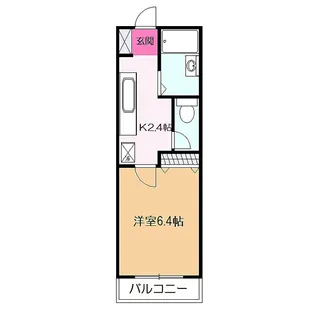 ピースフルプレイス【3階】の間取り