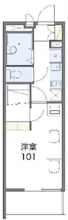 レオパレス午起【3階】の間取り