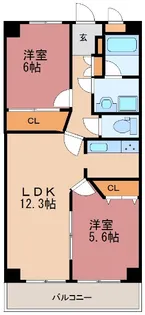 ネオニシキ【7階】の間取り