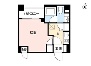 SQUARE CITY YOKOHAMA NEGISHI【3階】の間取り