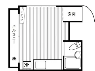 コーポ不二ビル【3階】の間取り