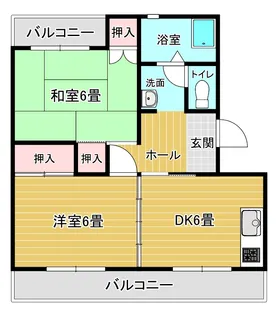 CITYハイツ 第2 104号【1階】の間取り