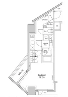 ザ・パークハビオ荏原中延プレイス【12階】の間取り