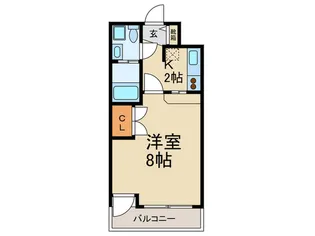 エステート・モア・別府【11階】の間取り