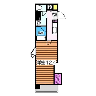 ワイズアーク三国ケ丘【8階】の間取り