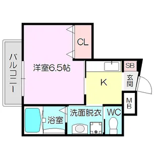 センコート【4階】の間取り