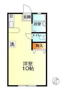 ザ・スプリングB【1階】の間取り