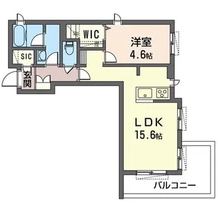 LULU王子【3階】の間取り