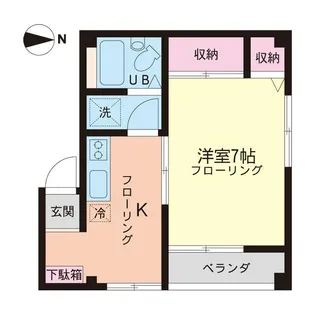 ベイシィス・サト【2階】の間取り