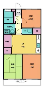 持田ビル【3階】の間取り