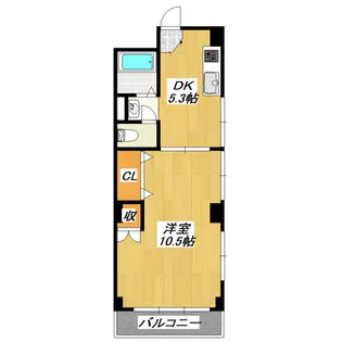 澤柳マンション【2階】の間取り