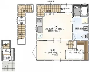 s.a.box寺家B棟【3階】の間取り