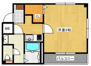 ラージウエスト【1階】の間取り