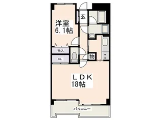 ボナ-ルもえぎ野の間取り