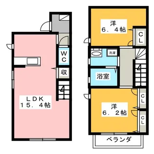 シャーメゾン フレール(AB)の間取り