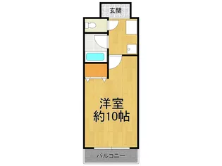 プライムハウス甲東園【4階】の間取り