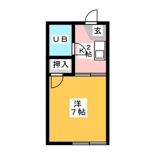 フォーブルヤマホンA棟【1階】の間取り