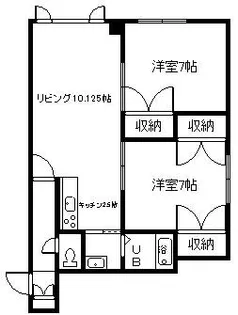 サンシャイン【2階】の間取り