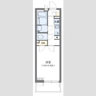 クレイノ柏桜館II【3階】の間取り