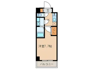 Mon CUORE【7階】の間取り