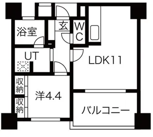 BELISTA那古野【2階】の間取り