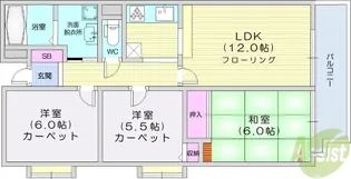 昭和マンション野草園【3階】の間取り