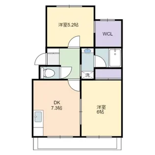 第三ゴトウハイツ【2階】の間取り