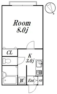 フィオーレハウス南棟【1階】の間取り