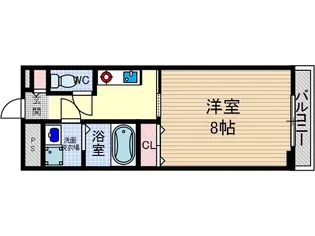 ブロッサム茨木【5階】の間取り