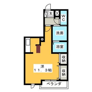 グランメール【3階】の間取り