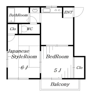 イーストハイム【2階】の間取り
