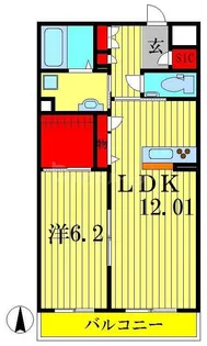 シャーメゾン高柳【2階】の間取り