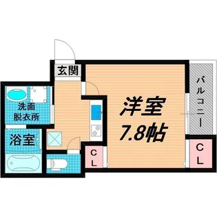 フジパレス滝井元町II番館【3階】の間取り