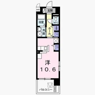 エテルノ りんくう【6階】の間取り