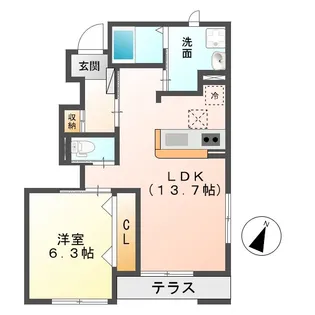 STELLA A【1階】の間取り