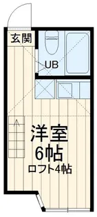 ユナイト根岸ヘルマン・ヘッセ【1階】の間取り