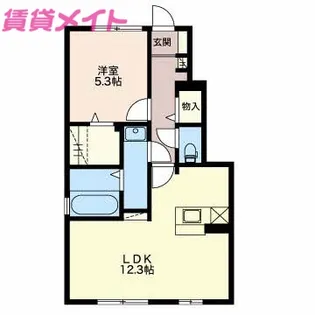 ルミエール【1階】の間取り