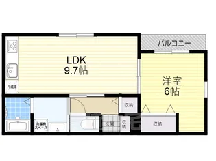 グランシャリオ招提1【2階】の間取り